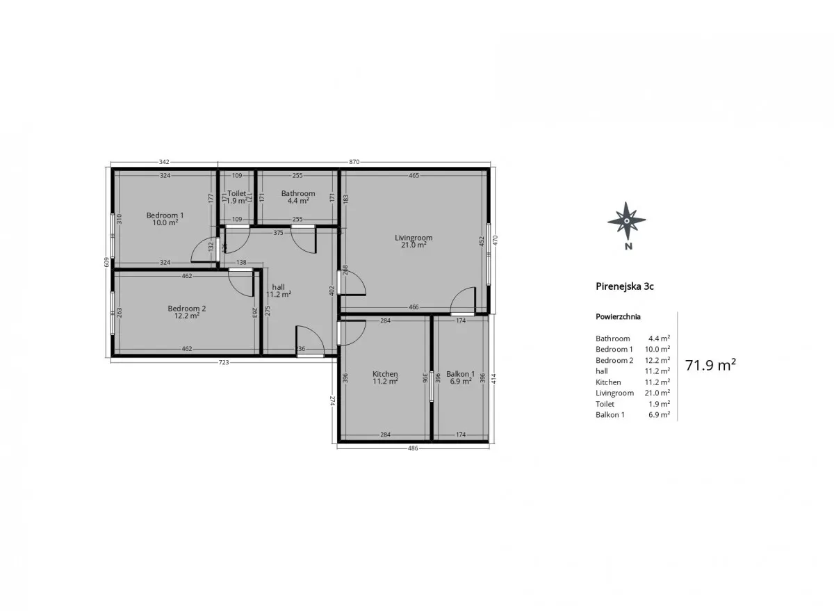 Apartment for sale Warsaw, Bemowo. 13